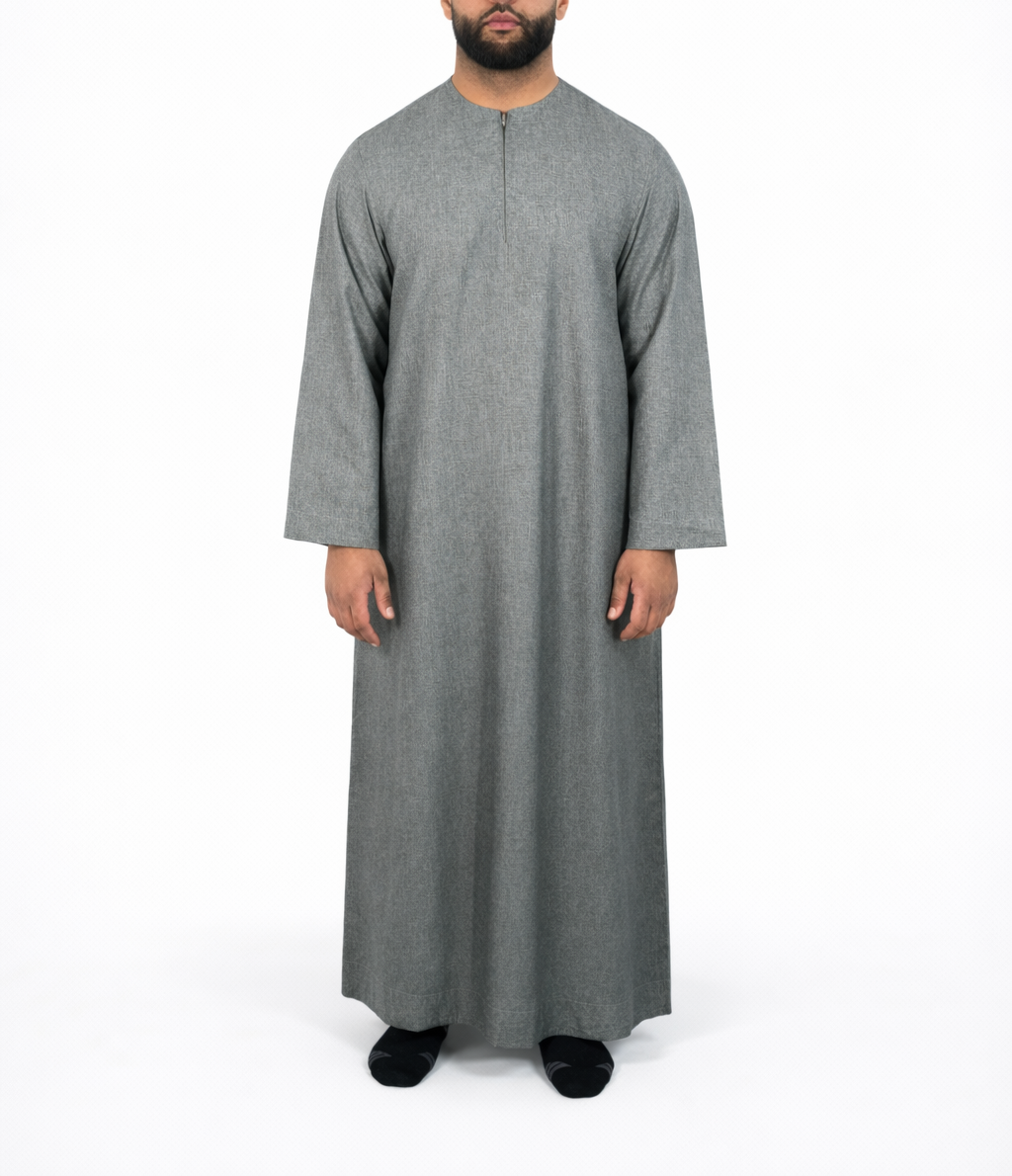 Grey Omani Thobe / Jubba for Men