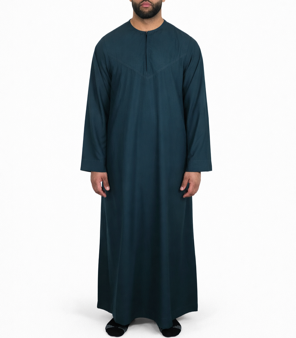 Teal Omani Thobe / Jubba for Men