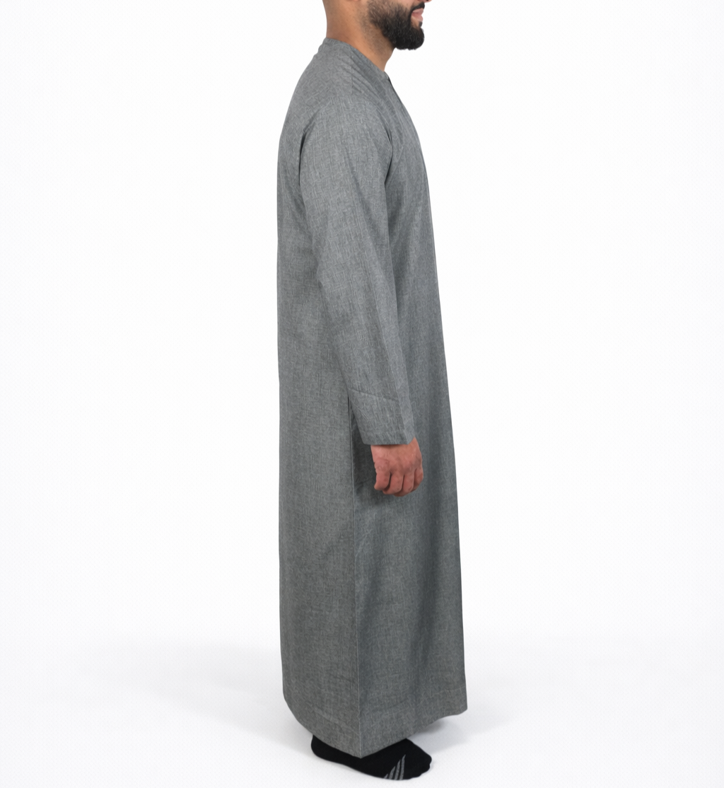 Grey Omani Thobe / Jubba for Men