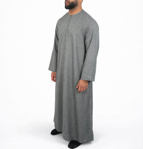 Grey Omani Thobe / Jubba for Men