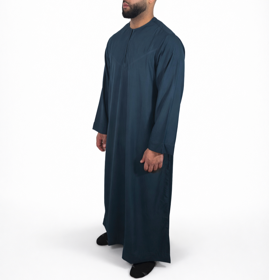 Teal Omani Thobe / Jubba for Men