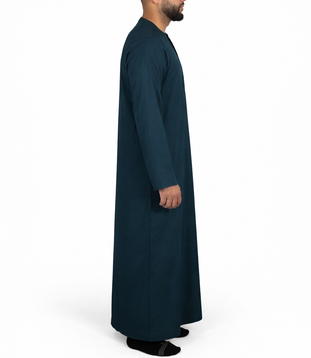 Teal Omani Thobe / Jubba for Men